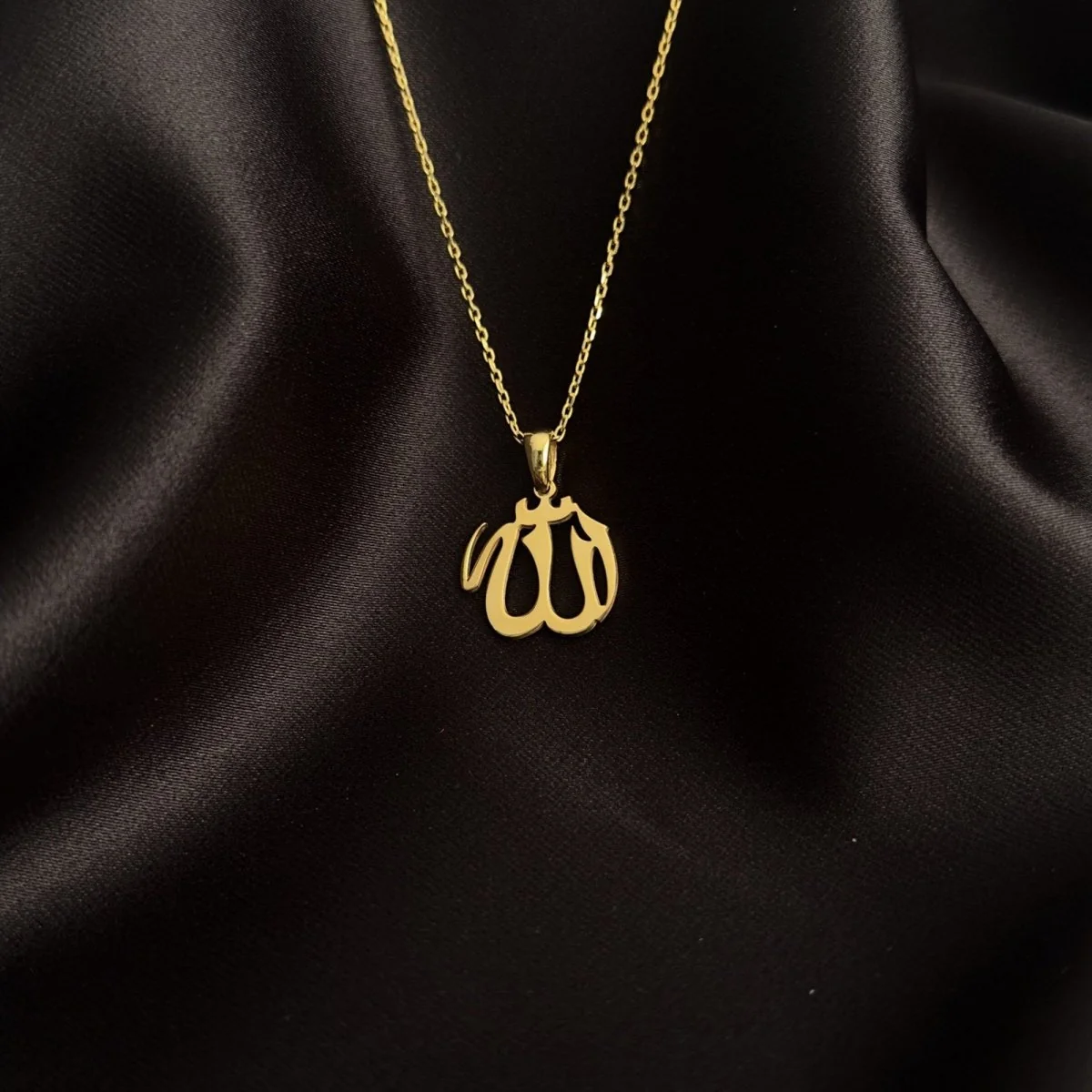 Allah Necklace | Muslim Jewelry - 18K Gold Plated Silver Pendant - Image 4