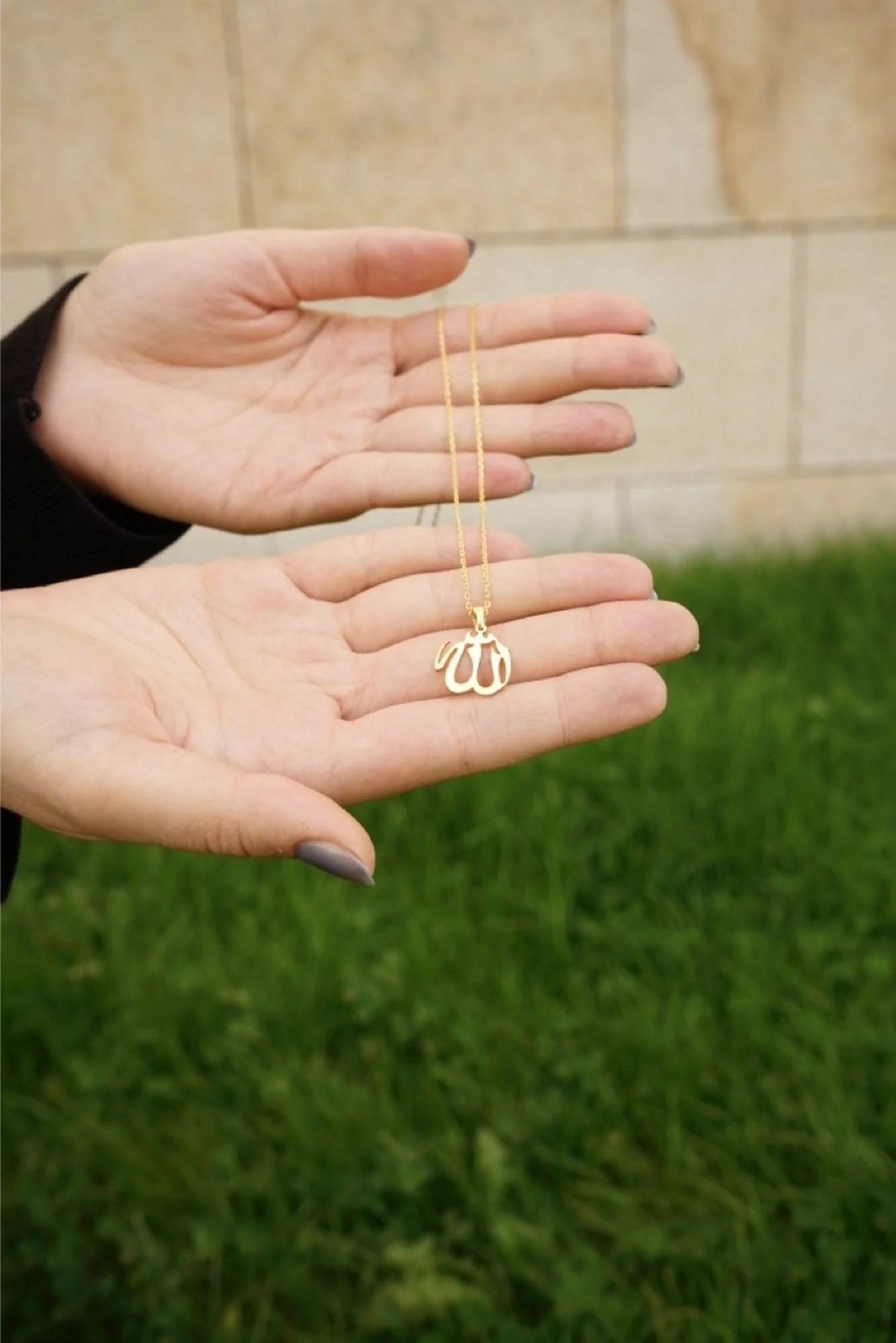Allah Necklace | Muslim Jewelry - 18K Gold Plated Silver Pendant - Image 8