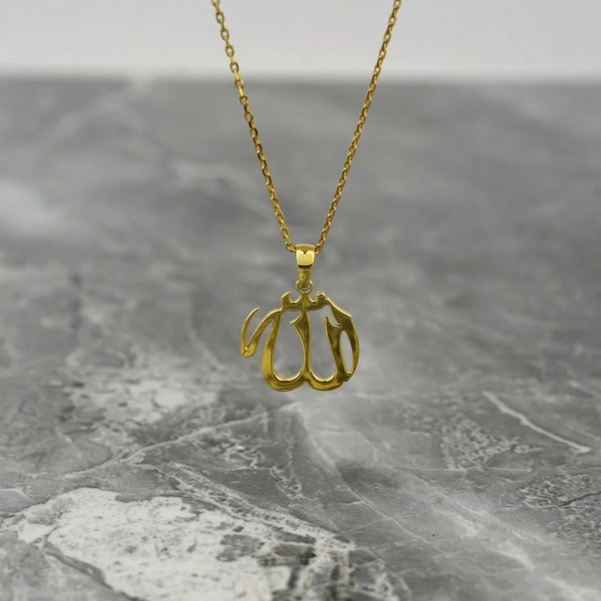 Allah Necklace | Muslim Jewelry - 18K Gold Plated Silver Pendant - Image 9