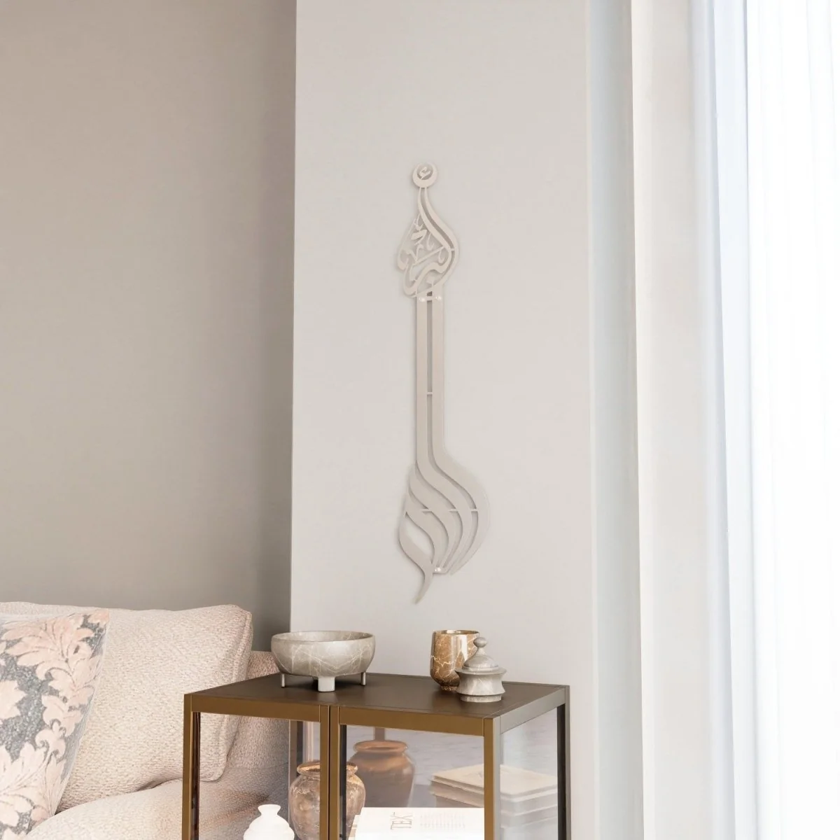 Allahu Akbar Minaret Style Metal Islamic Wall Art - Image 8