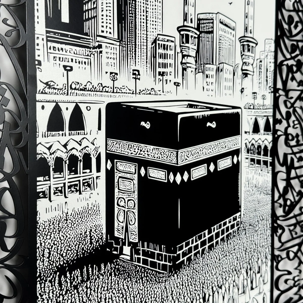 Ayatul Kursi Metal Islamic Wall Art with Translation, Transliteration and LED - Image 10