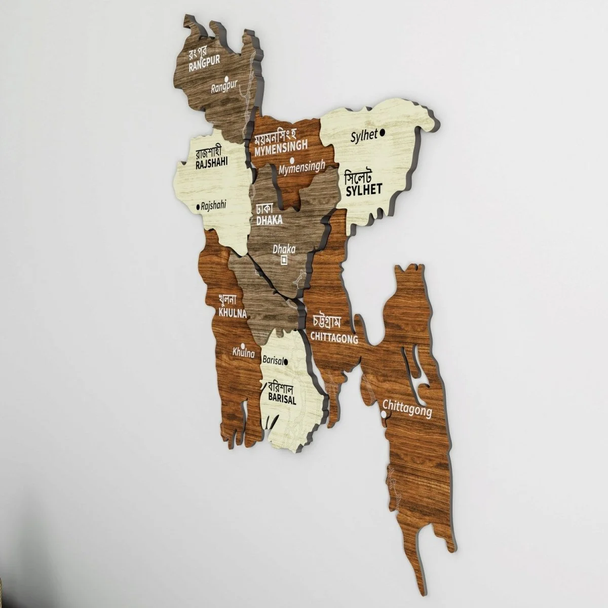 Bangladesh Country Map - Wooden Wall Decor - Image 2