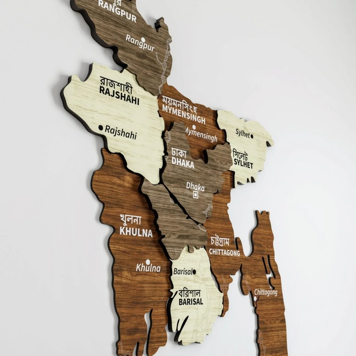Bangladesh Country Map - Wooden Wall Decor - Image 5