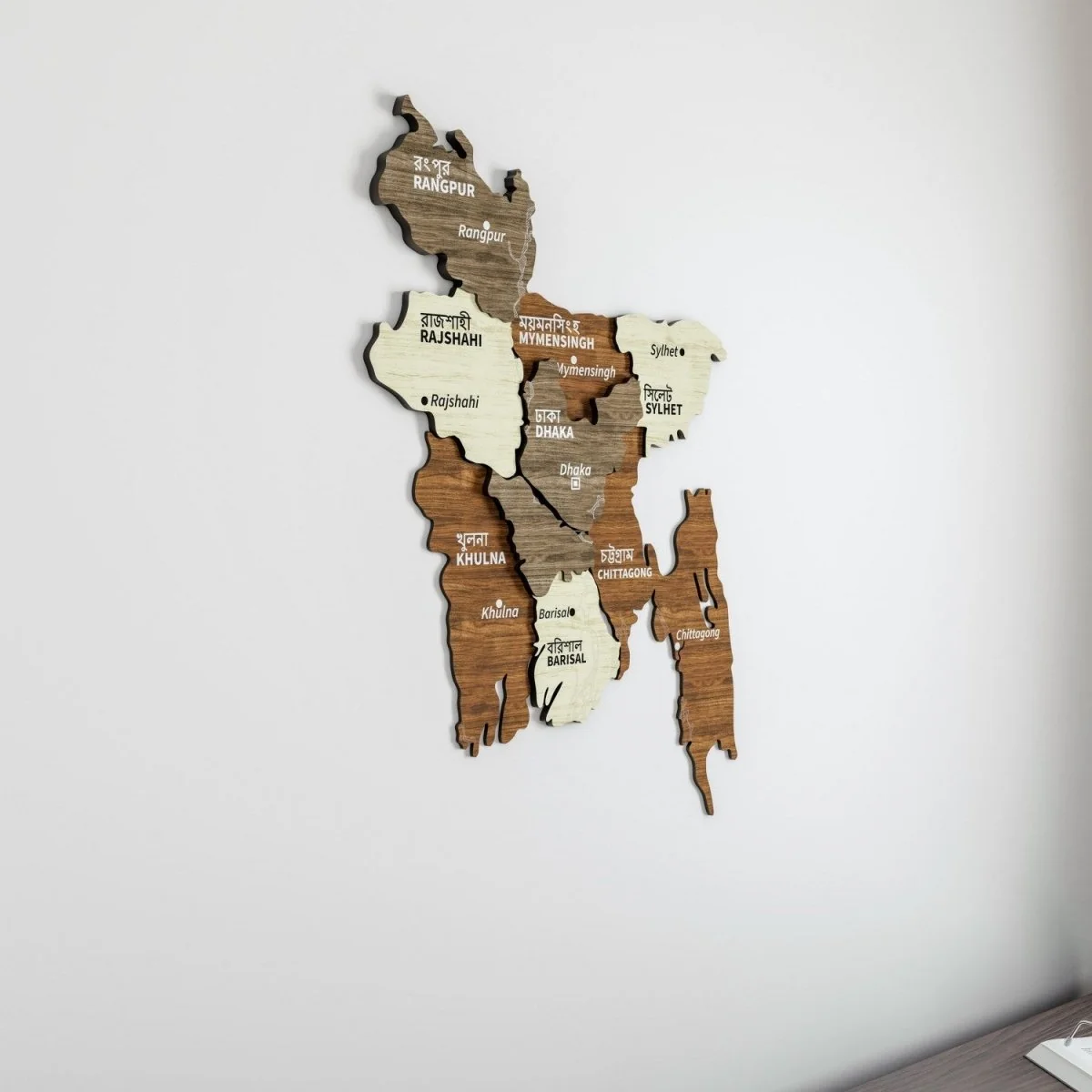 Bangladesh Country Map - Wooden Wall Decor - Image 6