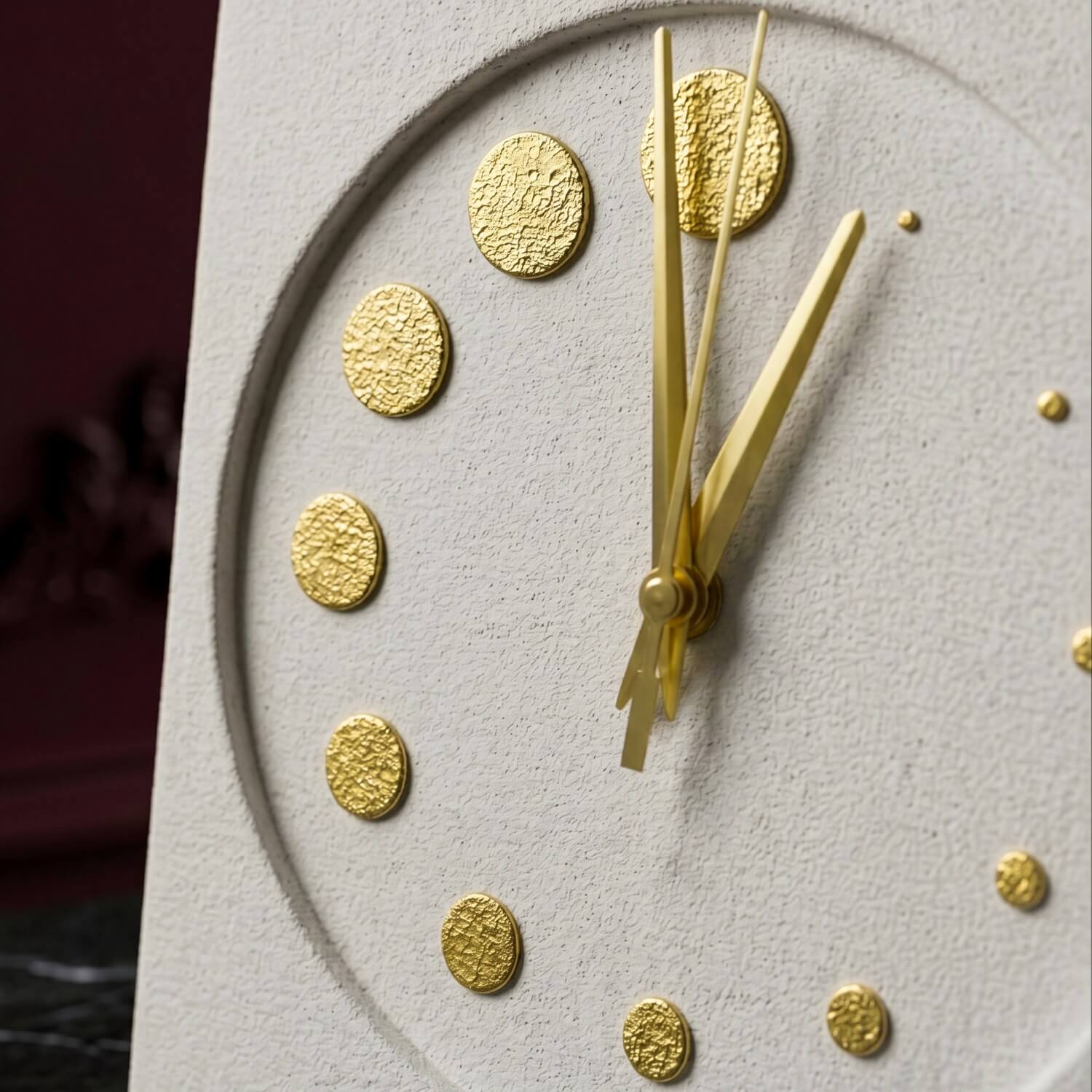 Circles Stone Desktop Clock Premium Decor - Image 9