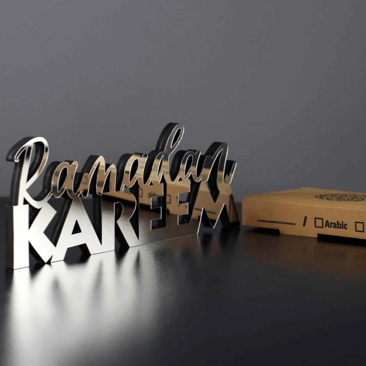 Islamic Tabletop Ramadan Decors - Latin Calligraphy, Muslim Gift - Image 13