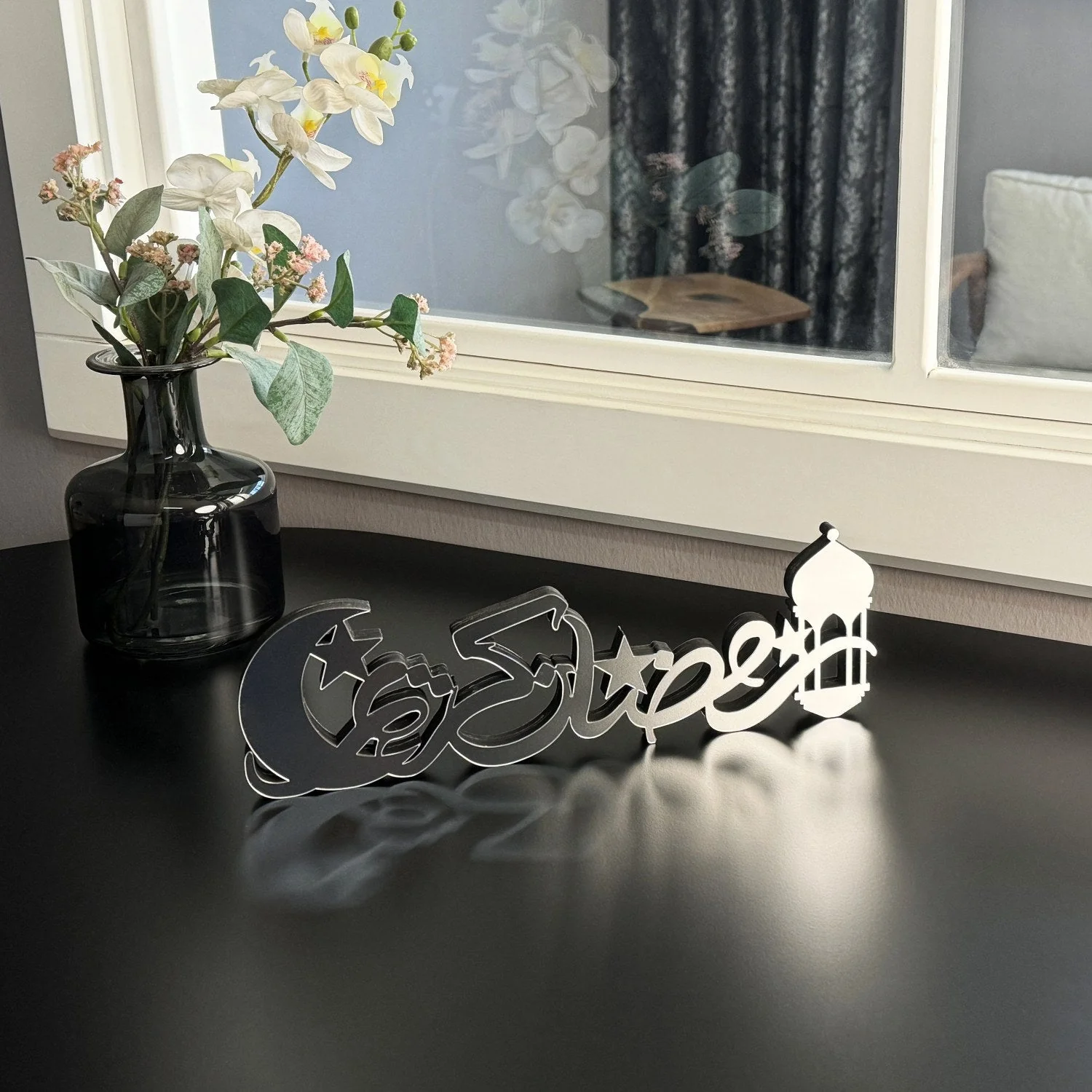 Ramadan Kareem Arabic Calligraphy Wooden Islamic Decor - Islamic Gift - Image 3