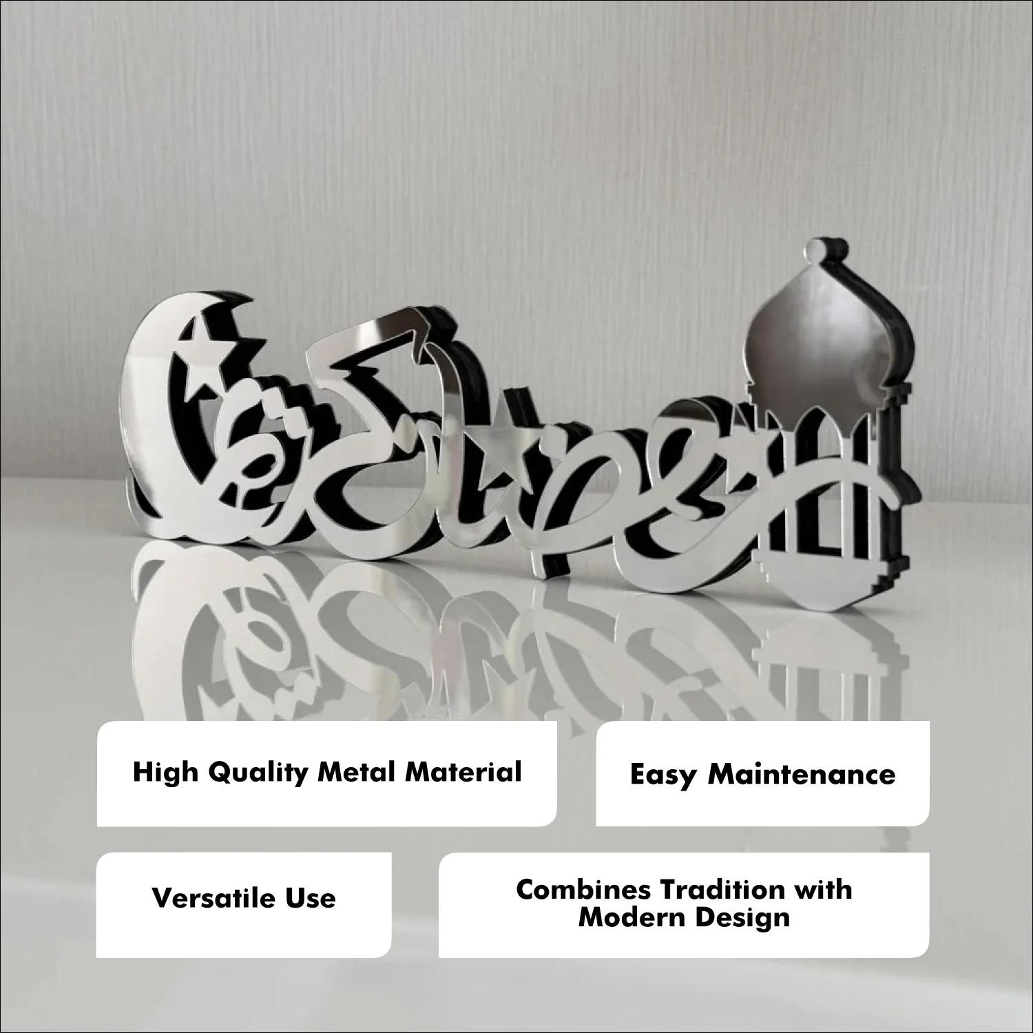 Ramadan Kareem Arabic Calligraphy Wooden Islamic Decor - Islamic Gift - Image 8
