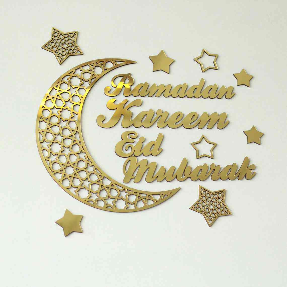 Ramadan Kareem Eid Mubarak Wooden Islamic Wall Art - Islamic Gift - Image 16