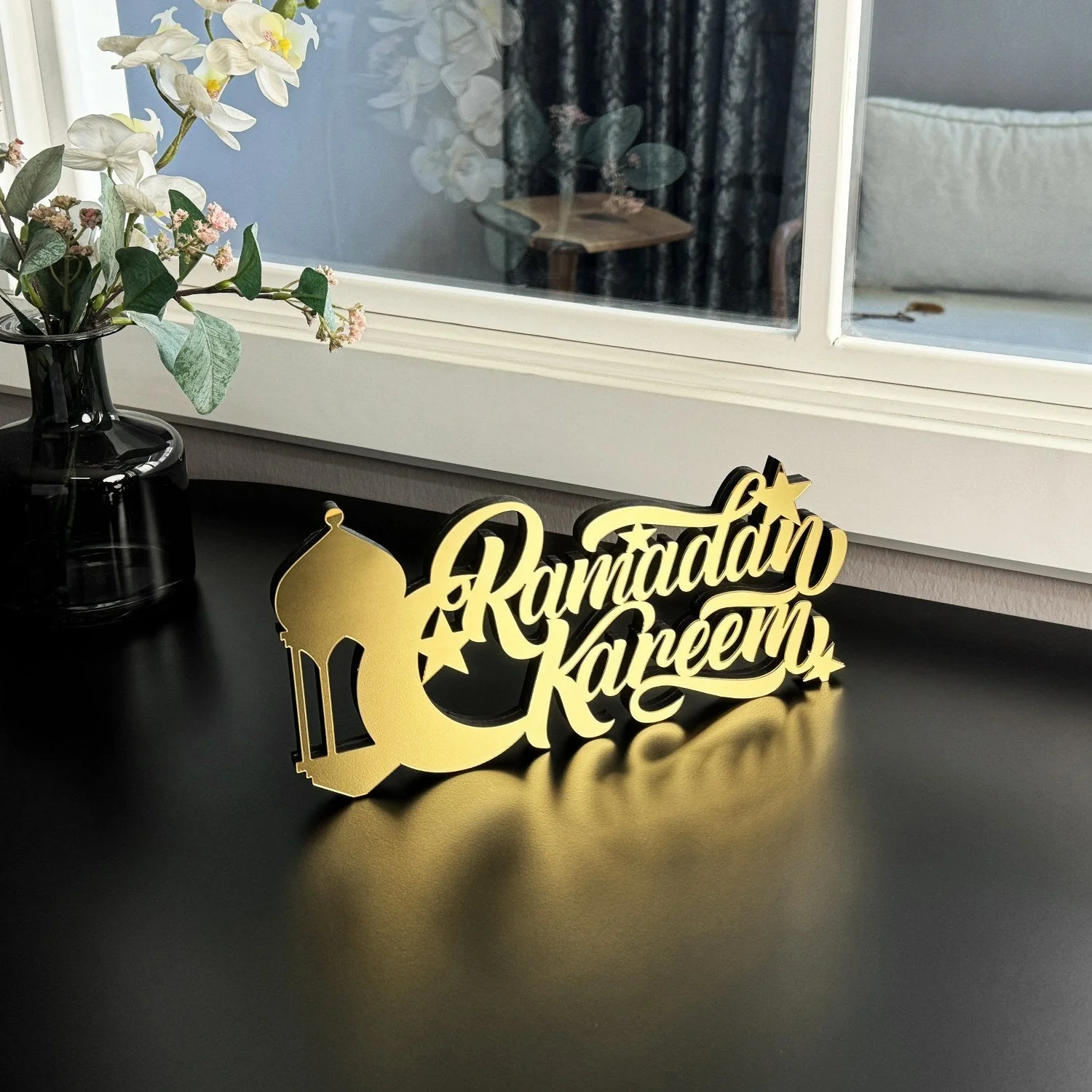 Ramadan Kareem - Islamic Table Art | Muslim Gift - English Calligraphy - Image 12