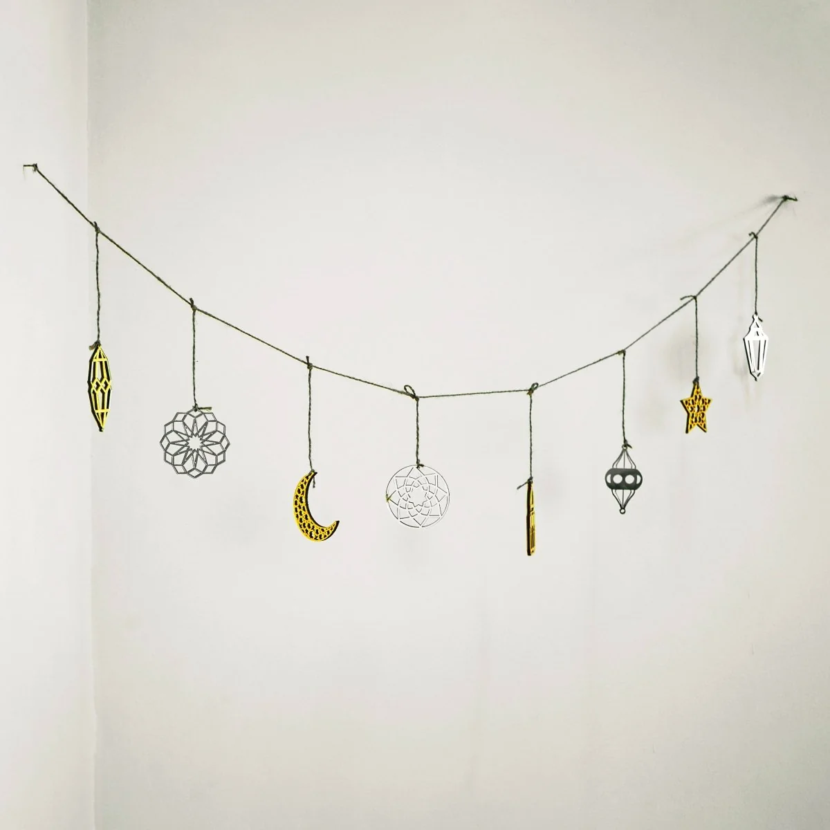 Ramadan Ornaments, Eid Decoration - Islamic Wall Art | Muslim Gift, 22 Pieces - Image 2