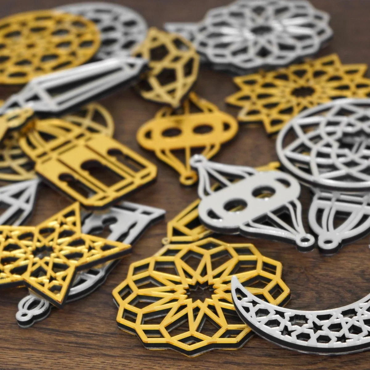 Ramadan Ornaments, Eid Decoration - Islamic Wall Art | Muslim Gift, 22 Pieces - Image 5