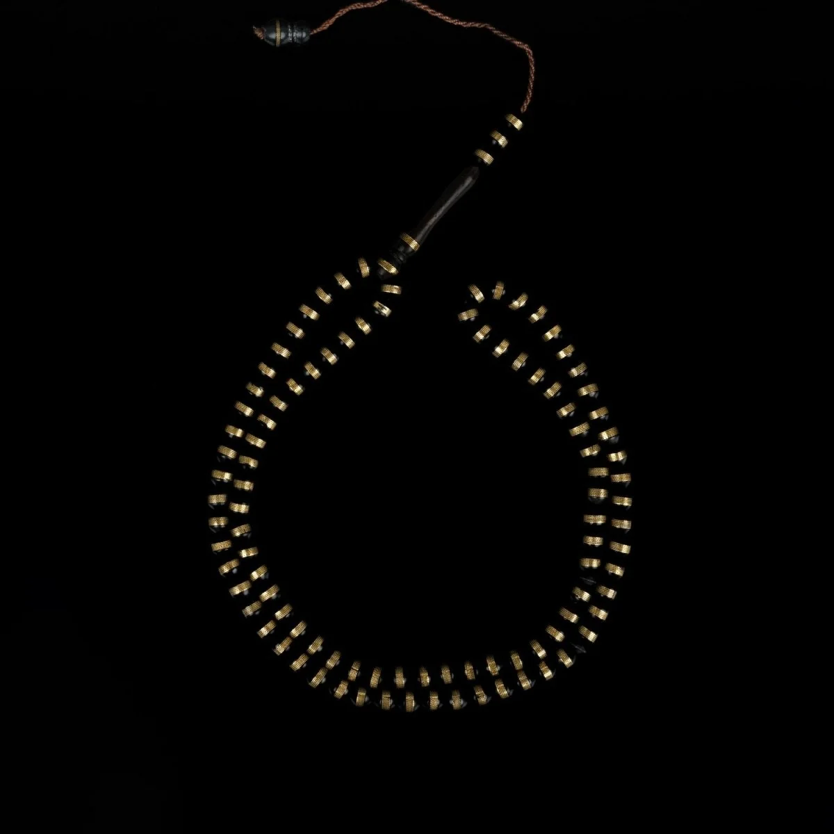 Islamic Prayer Beads | Engraved Kuka - Wooden Dhikr Misbaha - Image 5