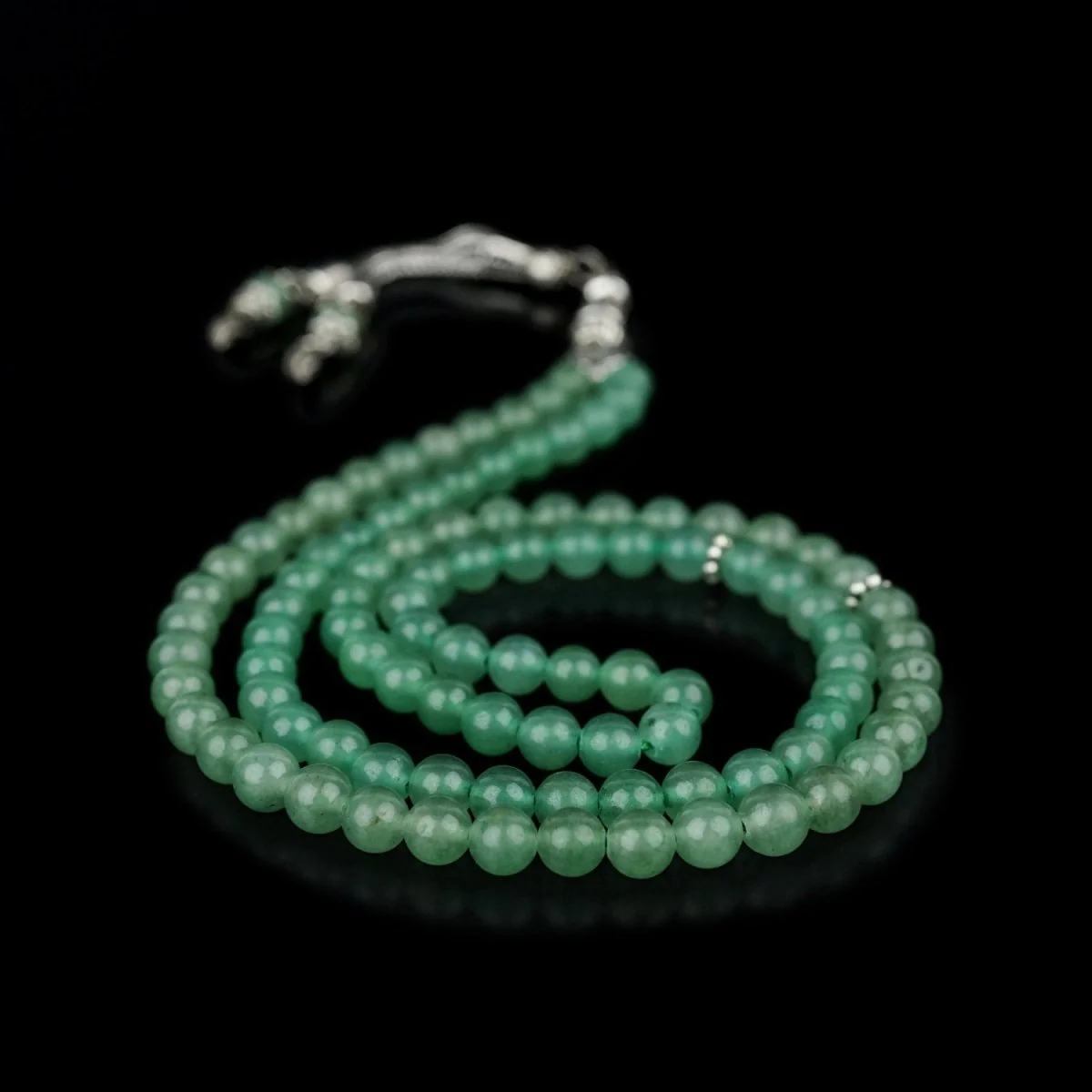 Islamic Rosary - Aventurine Quartz | Prayer Beads Tasbeeh - Image 2