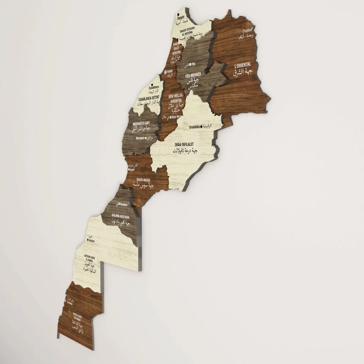 Morocco Map Wooden Wall Decor - Elegant Official Gift - Image 5