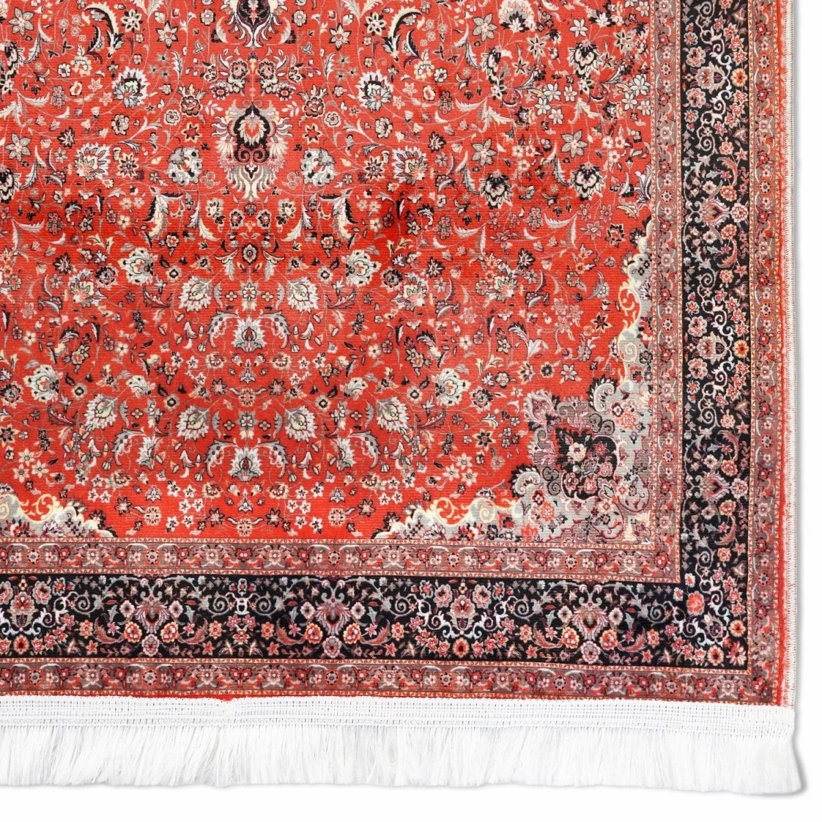 Muslim Carpet Praying - Red & Black Classic Floral - Image 5