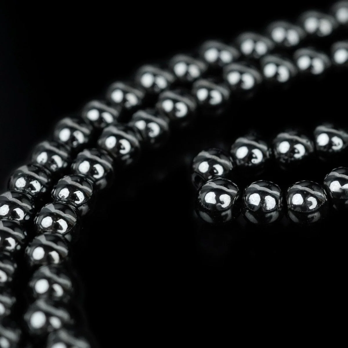 Muslim Prayer Beads | Hematite Stone Beads - Islamic Rosary - Image 4