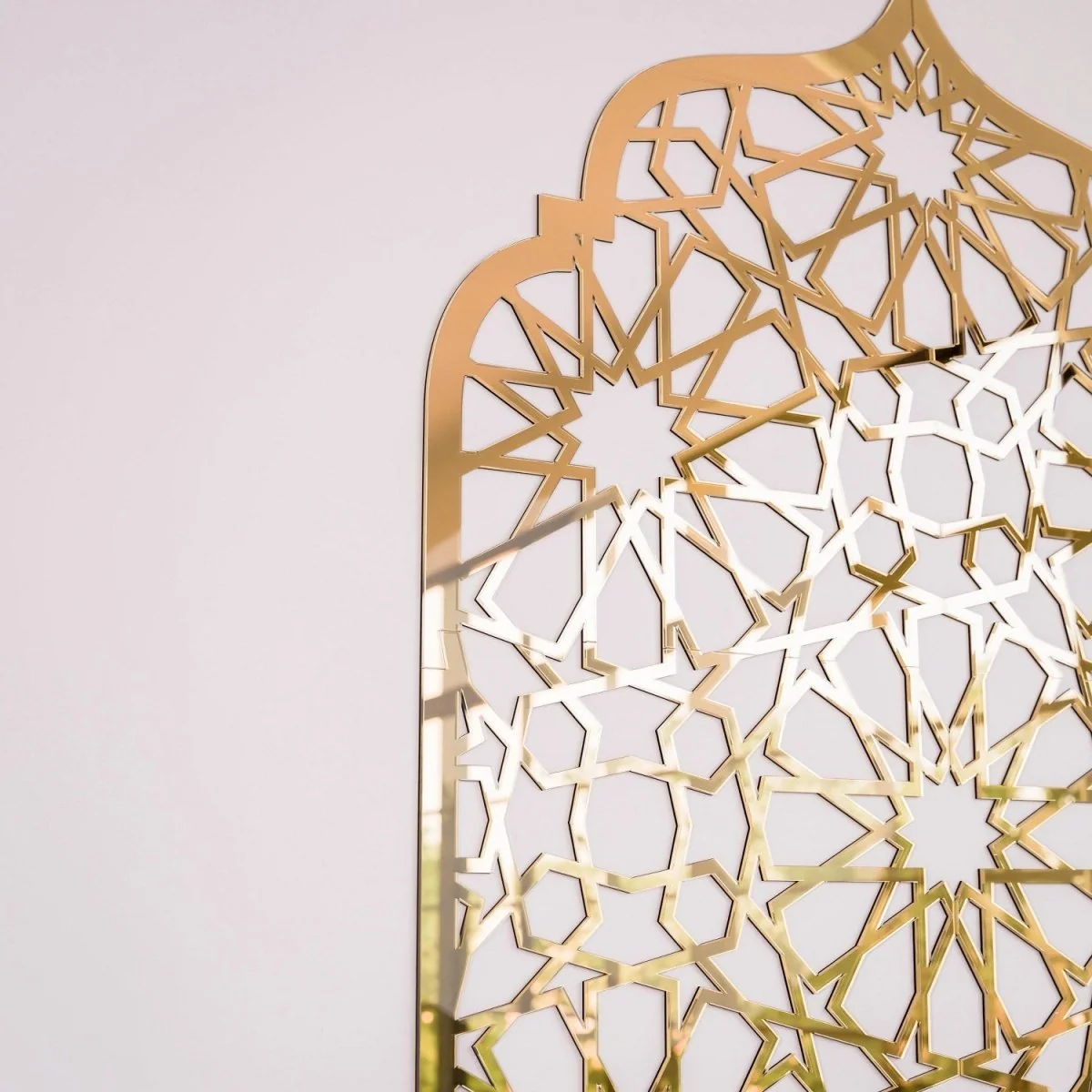 Prayer Room Decor Wooden Interior Mihrab - Islamic Home Decor | 12-Pointed Star - Image 11