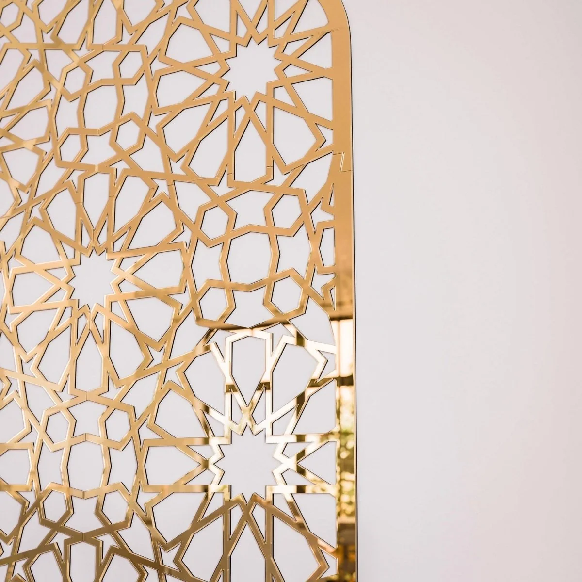 Prayer Room Decor Wooden Interior Mihrab - Islamic Home Decor | 12-Pointed Star - Image 12