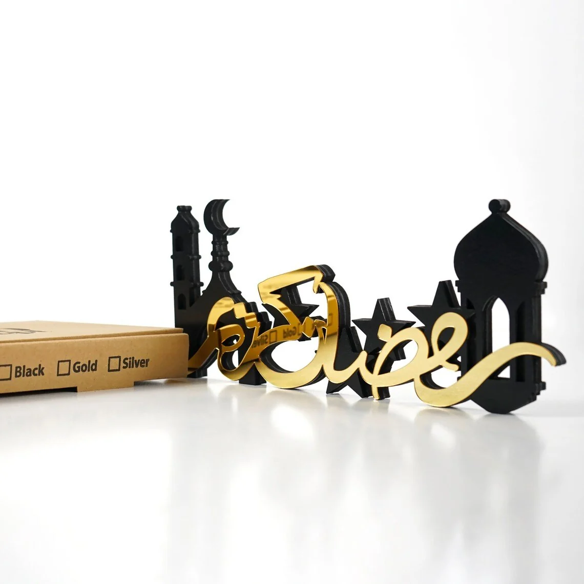 Ramadan Kareem Eid Mubarak Islamic Gift Arabic Calligraphy Table Decor - Image 16