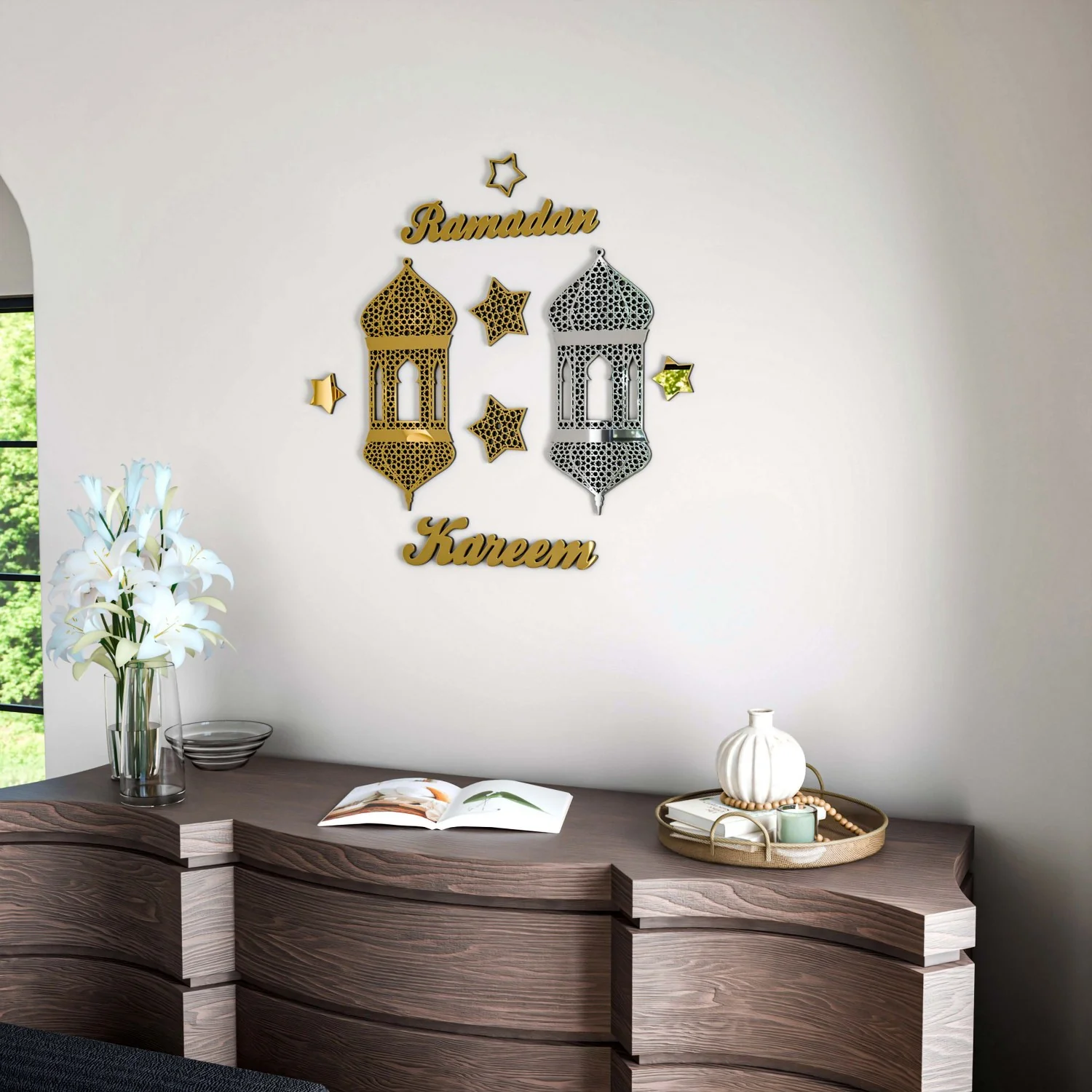 Ramadan Kareem - Islamic Wall Art | Muslim Gift Wooden Decor - Image 8