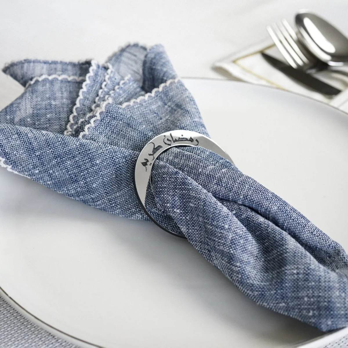 Islamic Napkin Holder - Ramadan Kareem | Circular Arabic Calligraphy - Muslim Table Decor - Image 13
