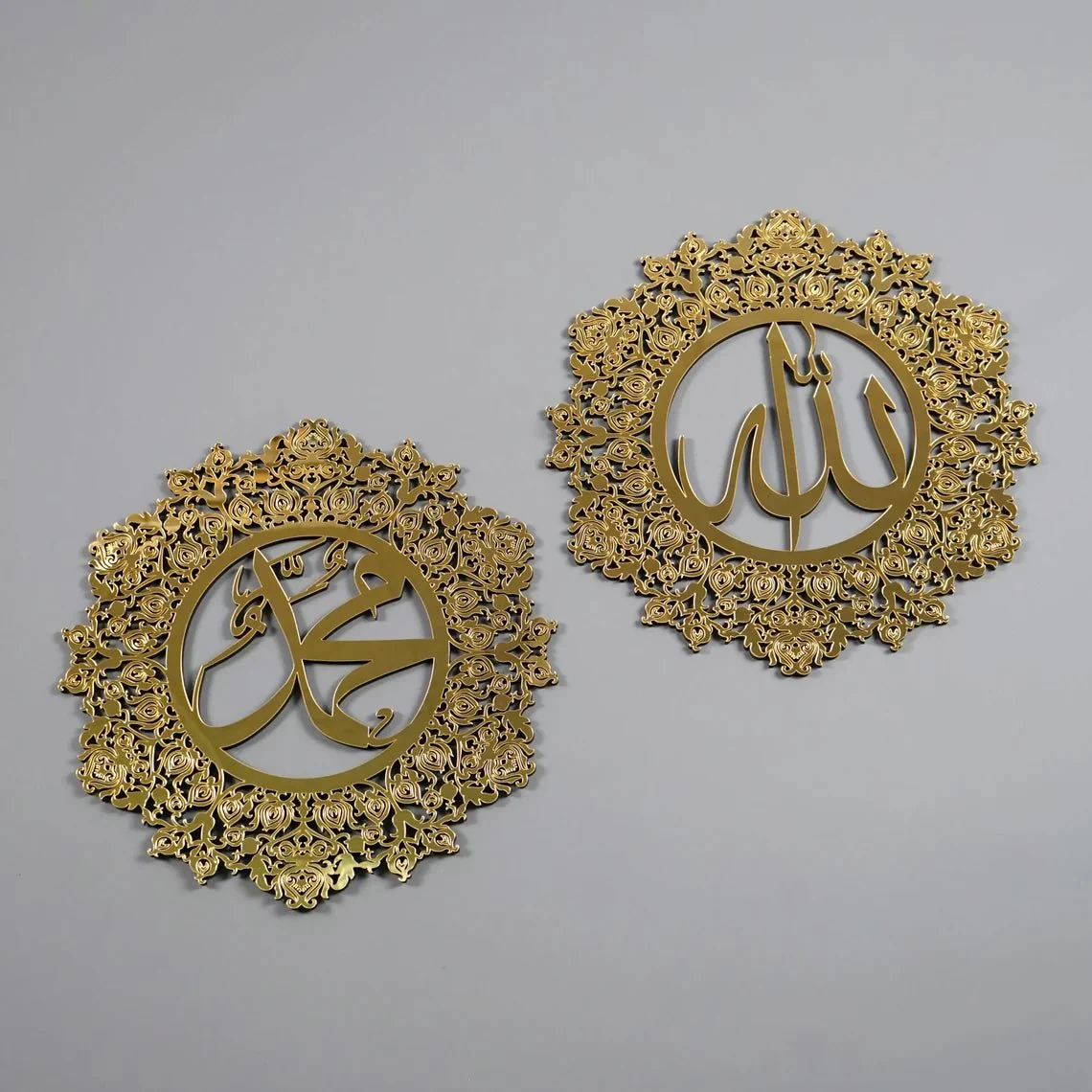 Set of Allah (SWT) Mohammad (PBUH) Decors - Wooden Islamic Wall Art - Image 10