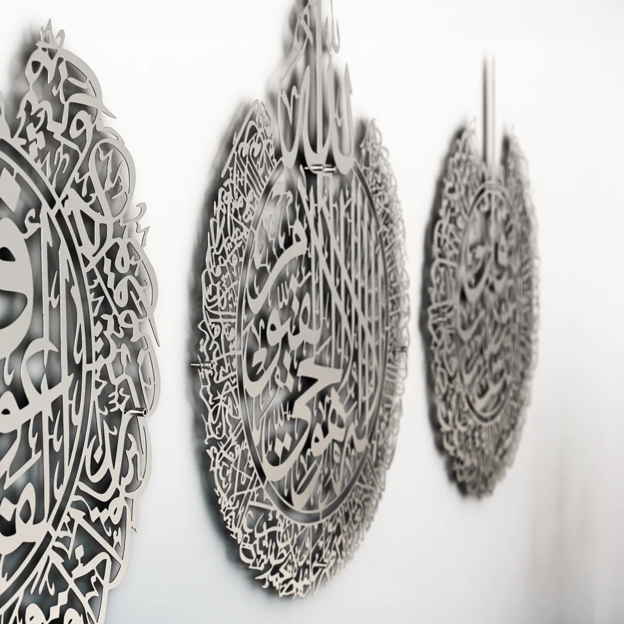 Ayatul Kursi Islamic Wall Art Set with Surah Al Falaq and An Nas - Image 18