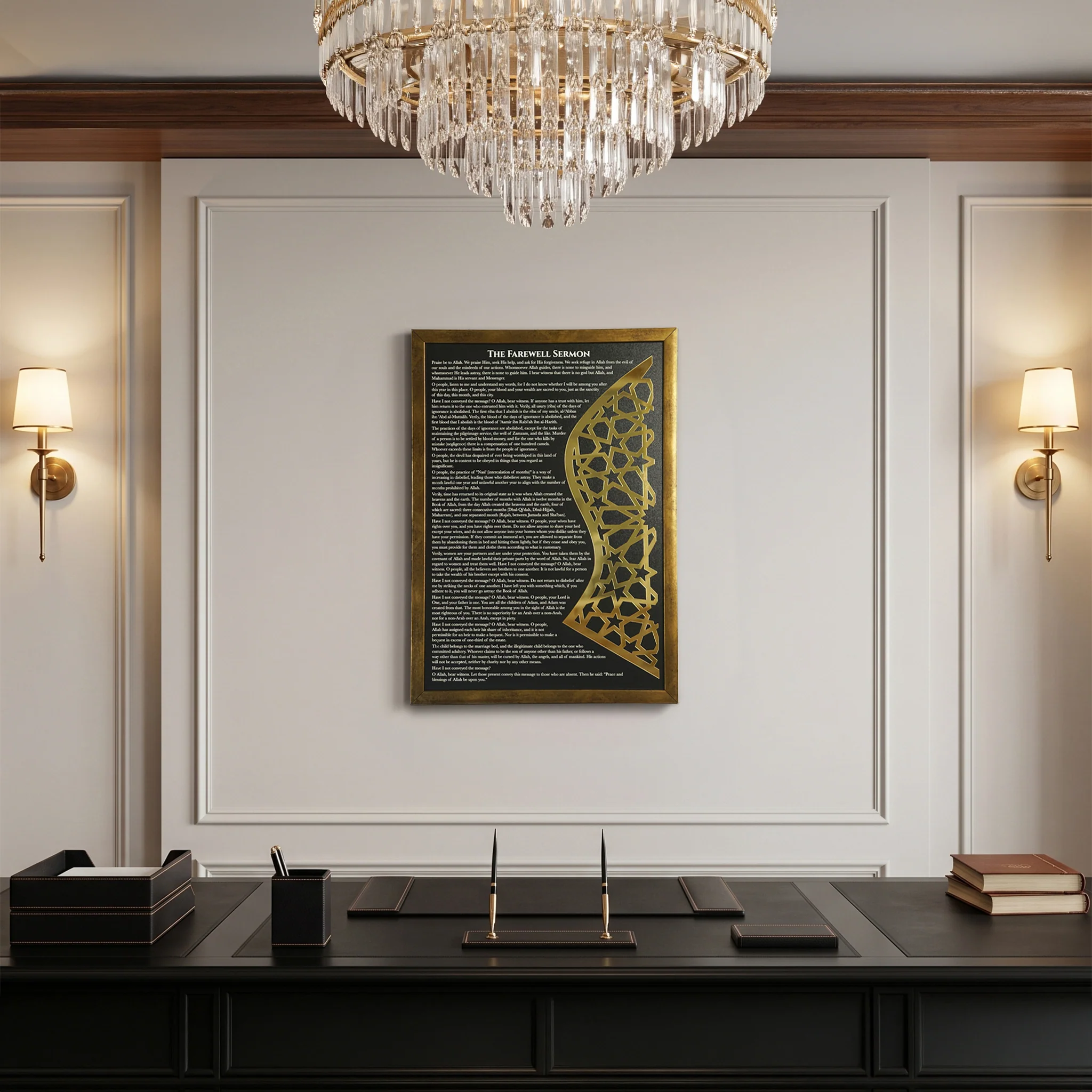 Best Seller Metal, Wood, Glass, Canvas, Textile, Tabletop Islamic Arts
