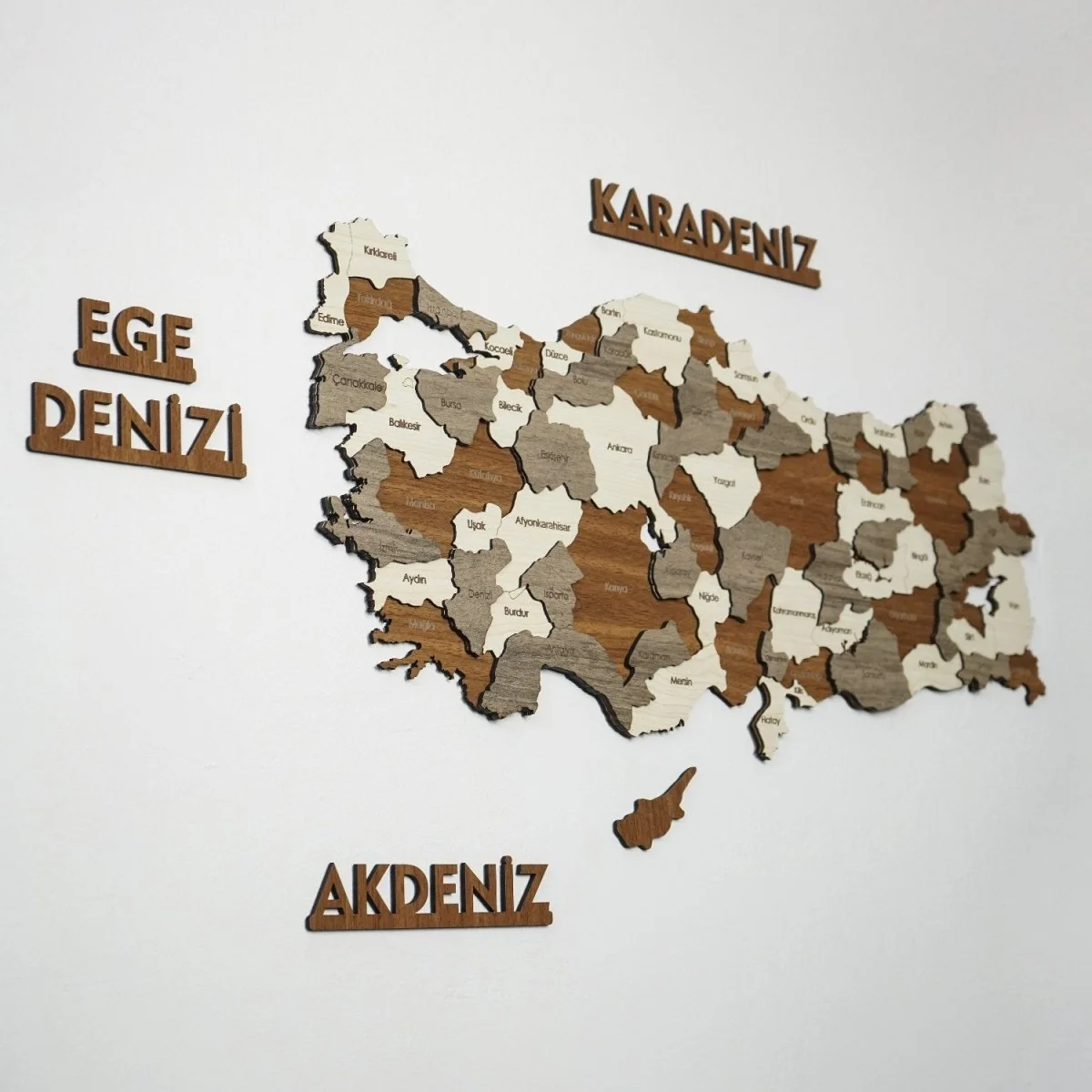 Turkiye Wooden Wall Map  - Friendship Gift for Turkish friends - Image 6
