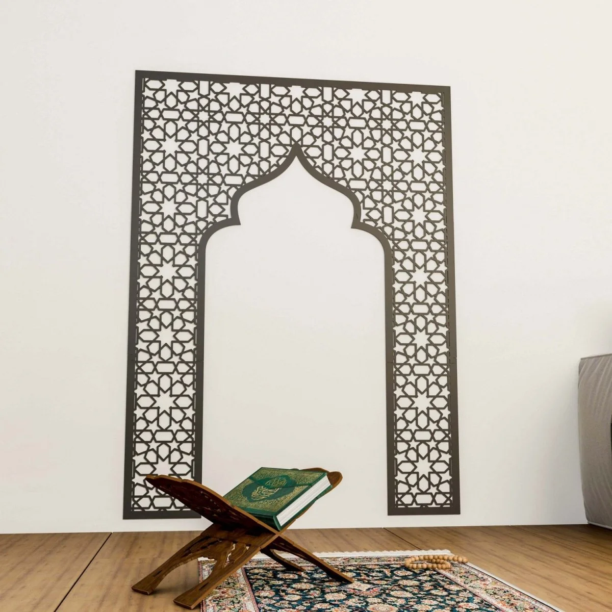 Mihrap Decor for Prayer Corners | Elegant & Timeless Design, Islamic Wall Art - Image 2